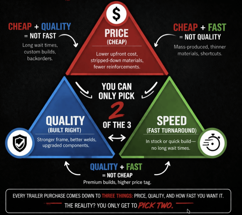 Enclosed Trailer Buying Triangle