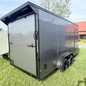 J&C 7x14TA Enclosed Trailer