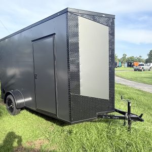 Charcoal J&C 6x12SA enclosed cargo trailer for sale – Allstar Cargo Trailers & RV, Douglas, GA